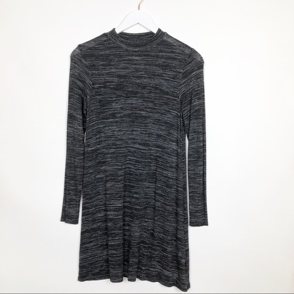 Divided by H&M Casual Gray Mock Midi Dress Size 4 - Picture 1 of 10